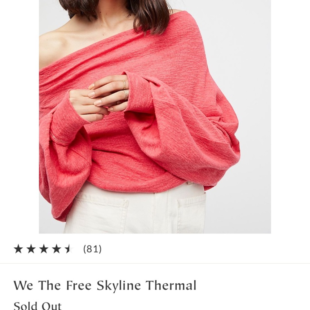 Free People Skyline Thermal. Small. We The Free